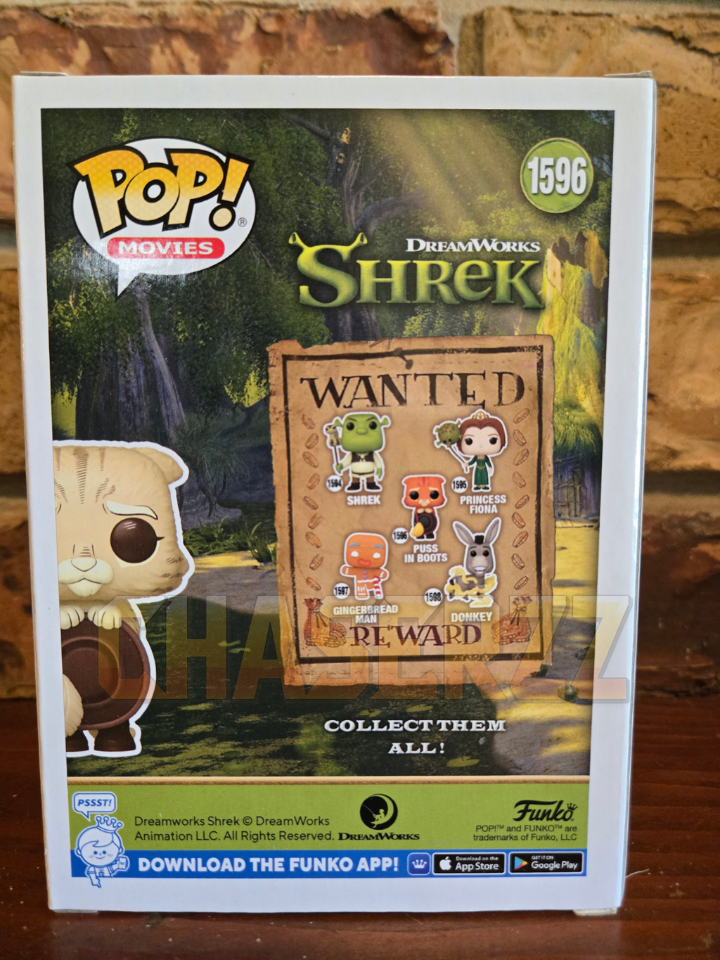 Funko Pop! Movies: DreamWorks 30th Anniversary Shrek Puss in Boots (Sepia) #1596