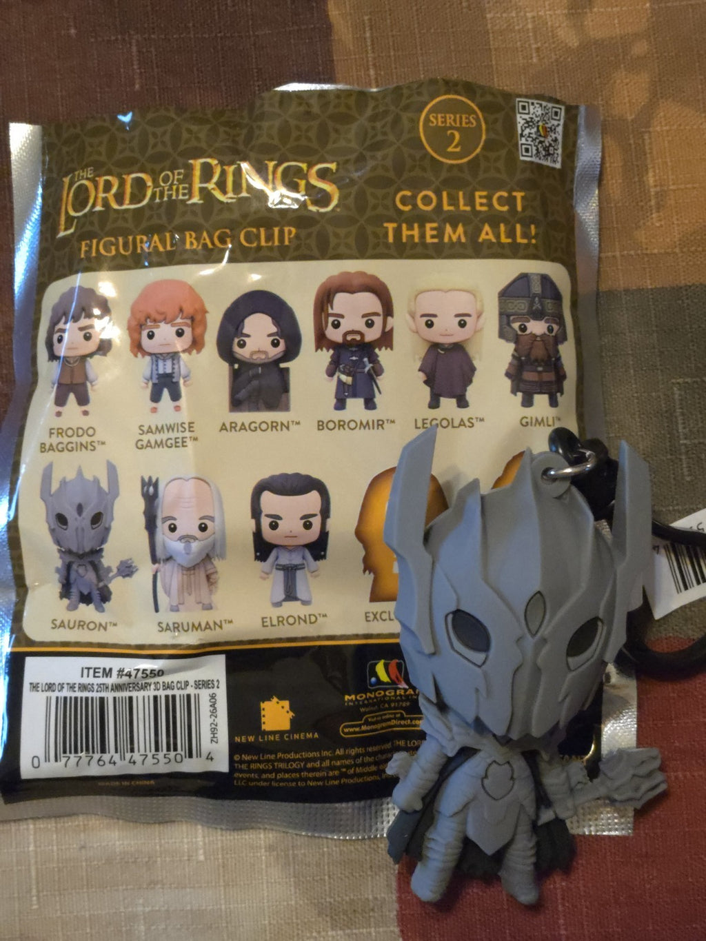 Lord of the Rings  25th Anniversary Series 2 Blind Bag Clip Sauron