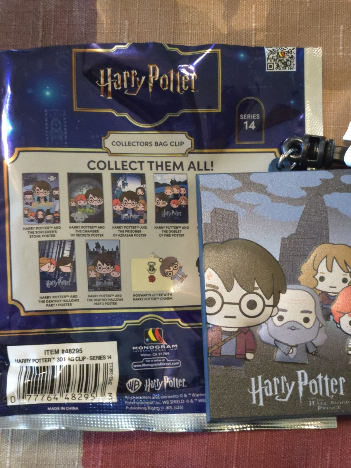 Harry Potter Series 14 3D Foam Blind  Bag Clip The Half-Blood Prince Poster