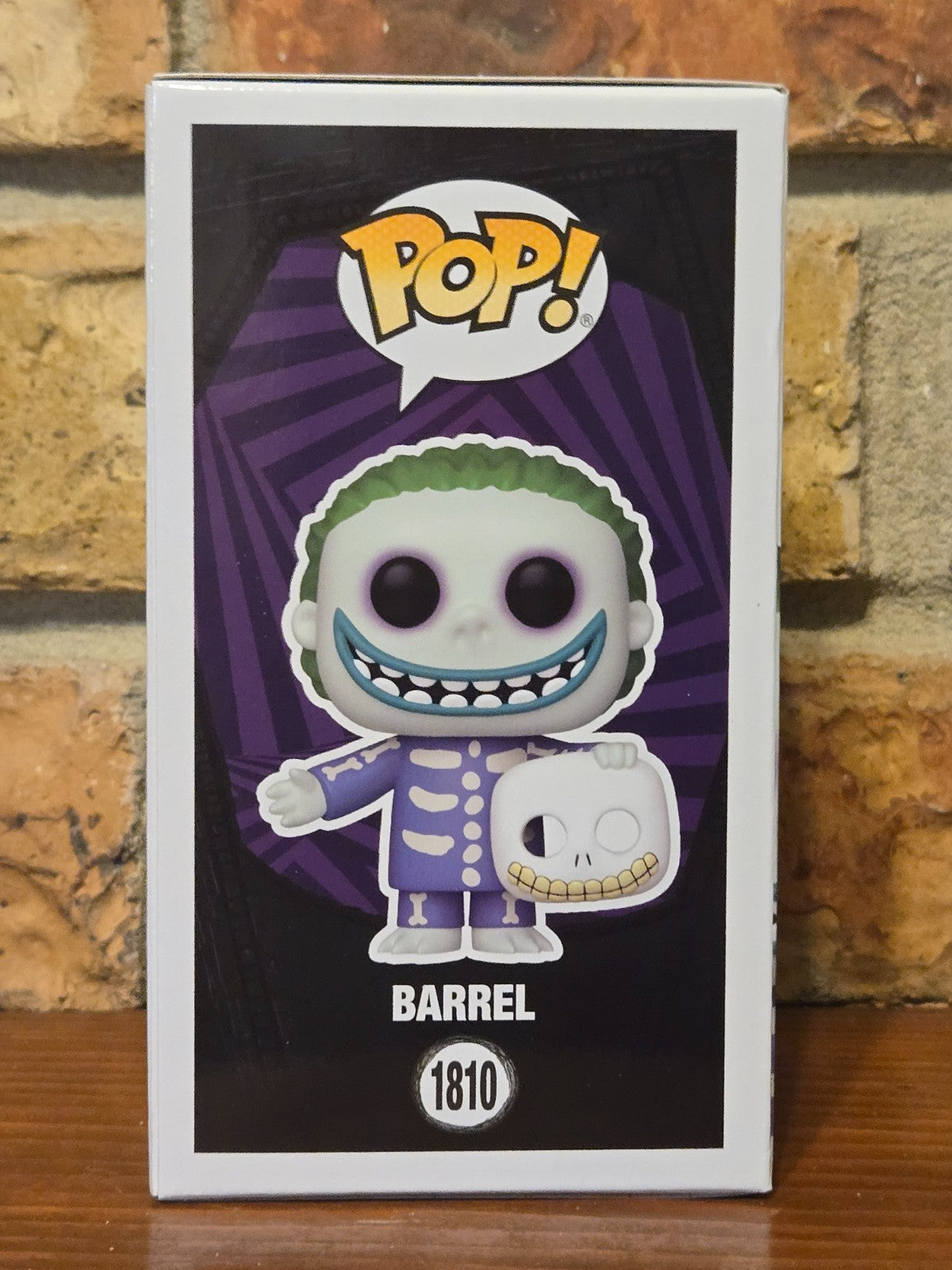 Funko Pop! The Nightmare Before Christmas Barrel #1810 Glow In Dark Exclusive