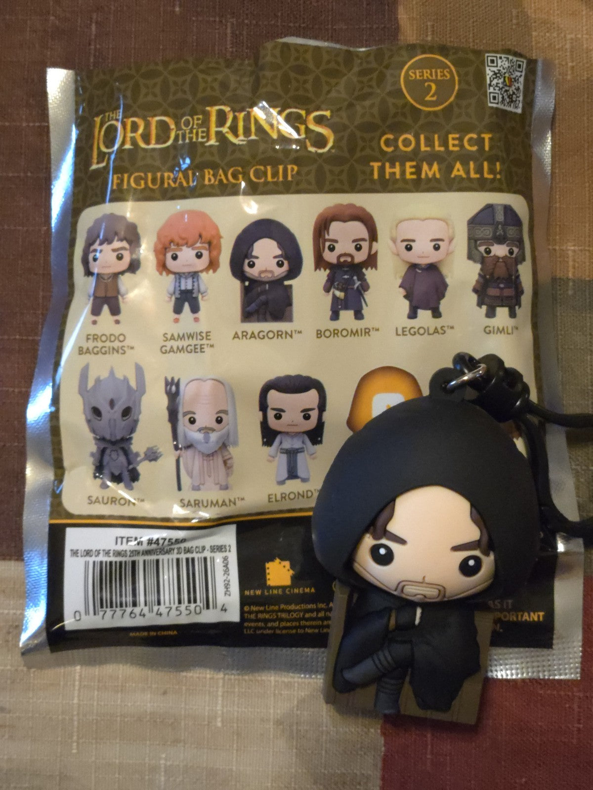 Lord of the Rings 25th Anniversary Series 2 Blind Bag Clip Aragorn