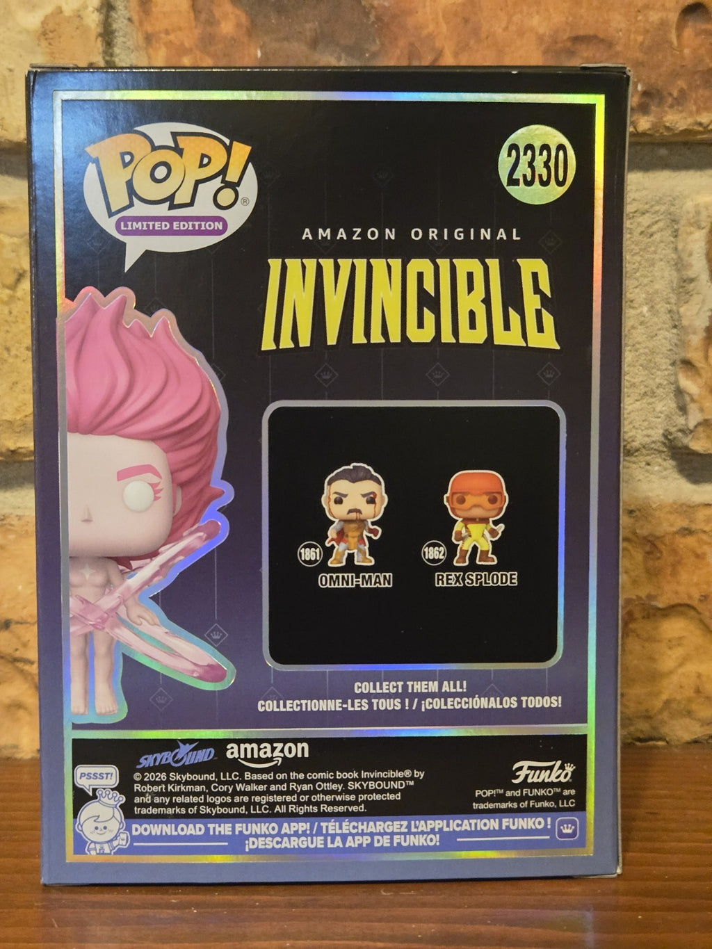 Funko POP! Invincible Atom Eve (Pink Energy) #2330 LE 7500 IN HAND + Protector 
