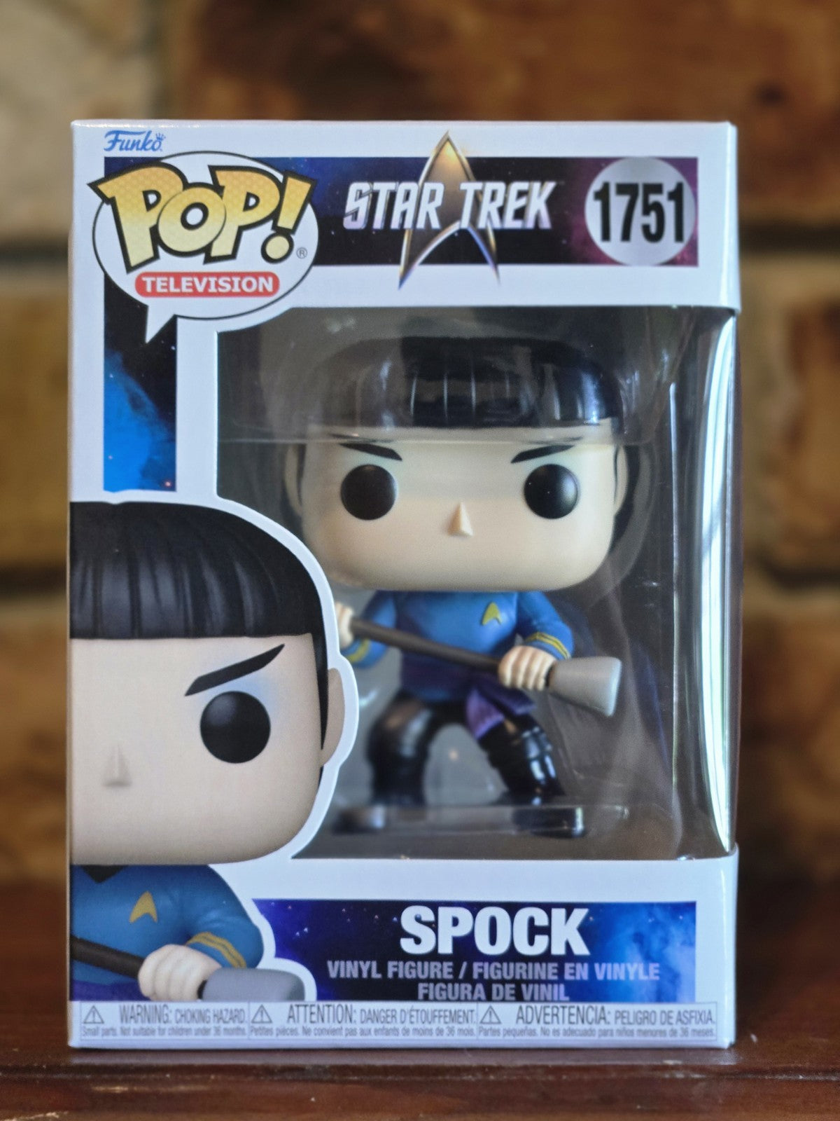 Funko Pop! Television: Star Trek The Original Series Spock w/ Vulcan lirpa #1751