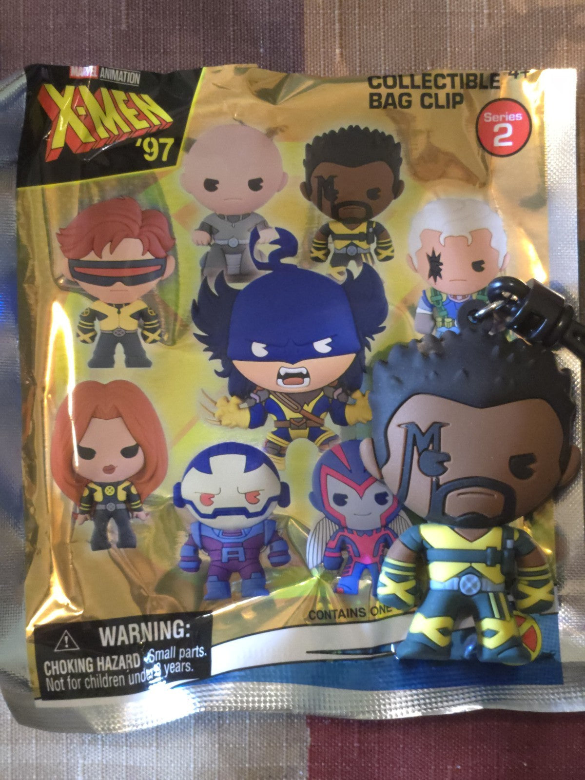 X-Men '97  3D Foam Blind Bag Clip Bishop