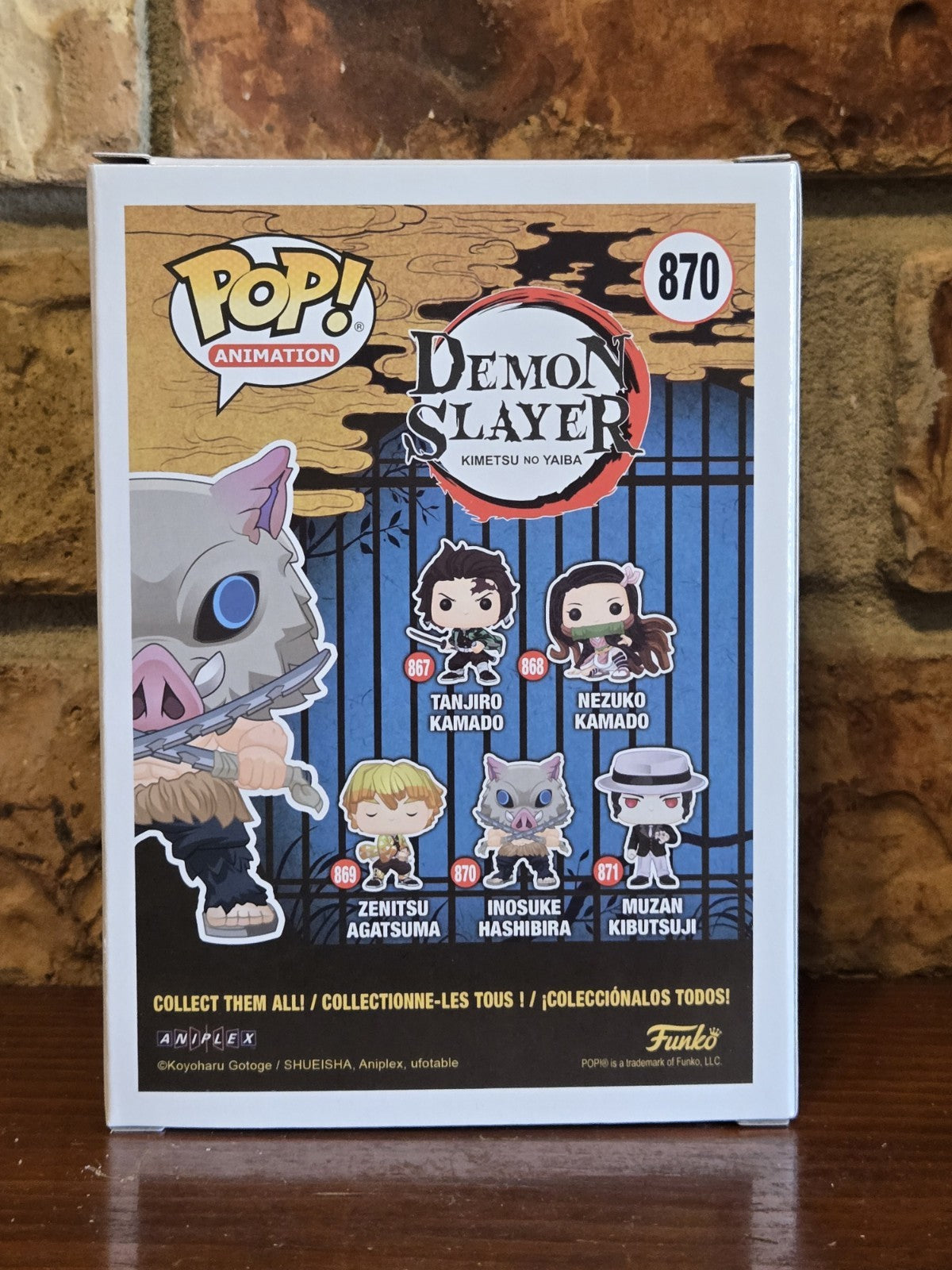 Funko Pop! Inosuke Hashibira #870 Demon Slayer Kimetsu no Yaiba 