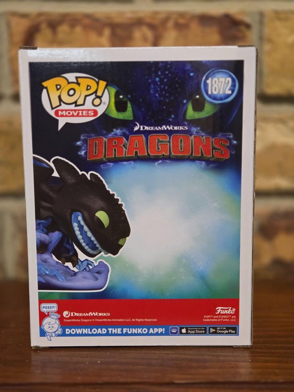 How to Train Your Dragon Pop! Premium Toothless (Lightning) #1872