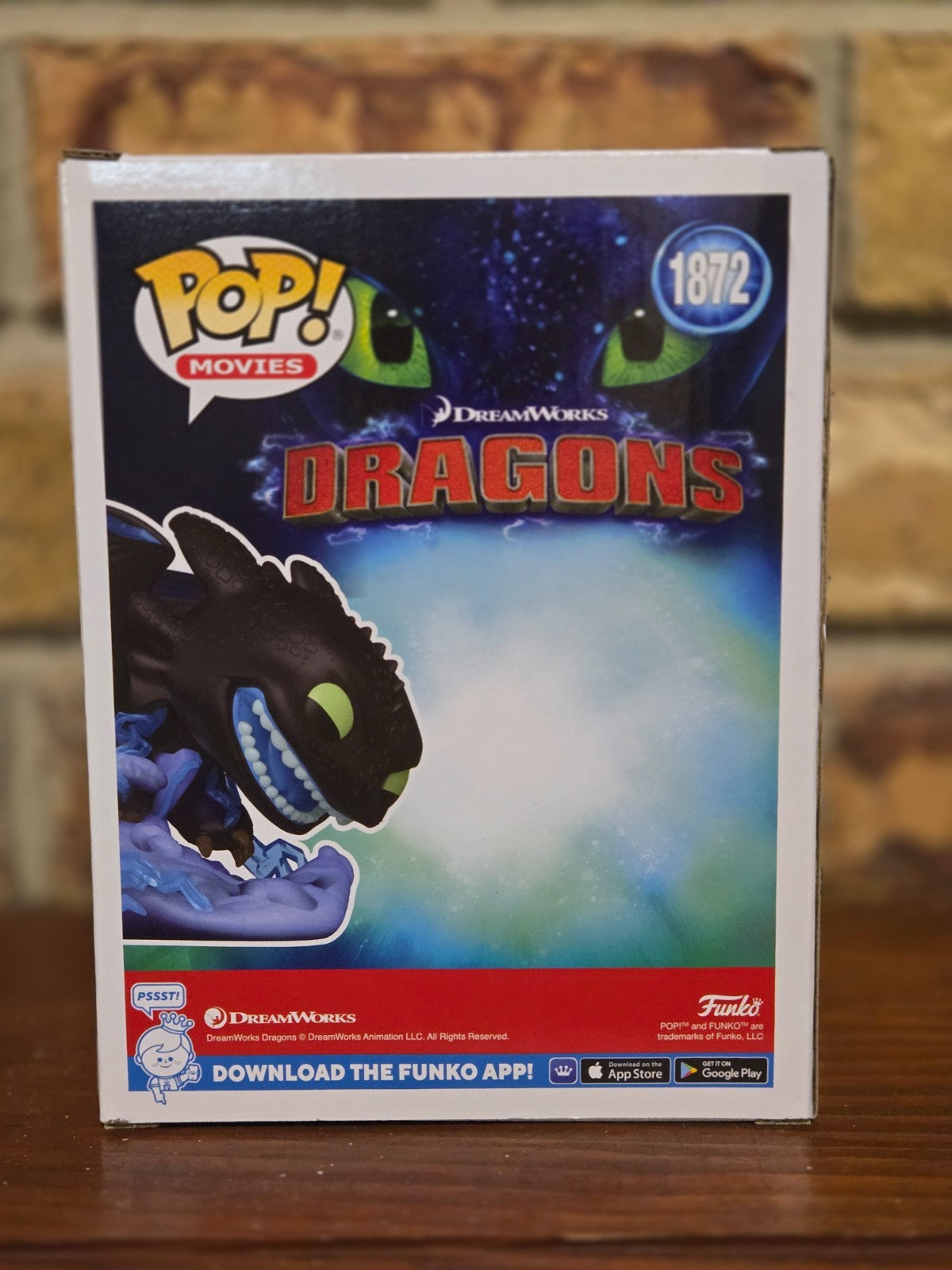 How to Train Your Dragon Pop! Premium Toothless (Lightning) #1872