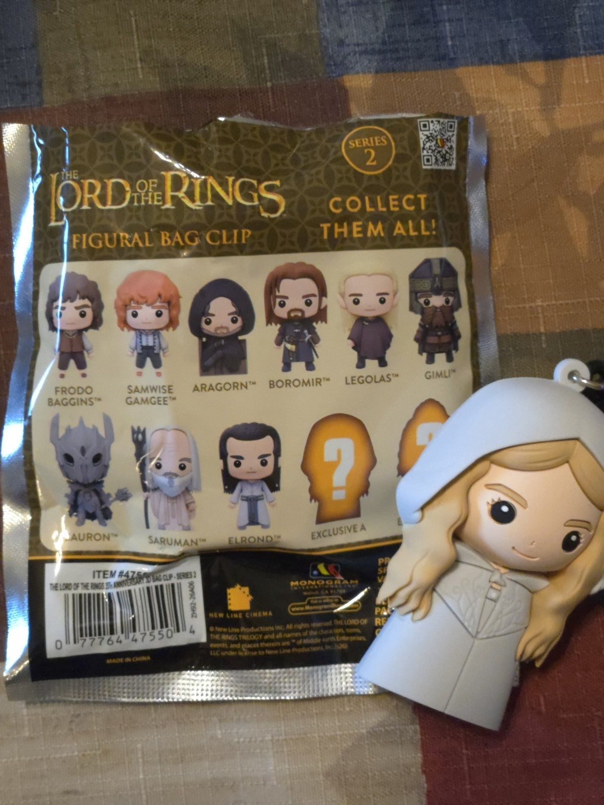 Lord of the Rings 25th Anniversary Series 2 Blind Bag Clip Galadriel (Chase)