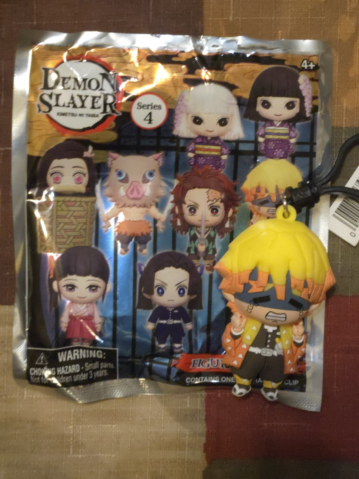 Demon Slayer Series 4 Figural Blind Bag Clip Zenitsu Agatsuma Monogram