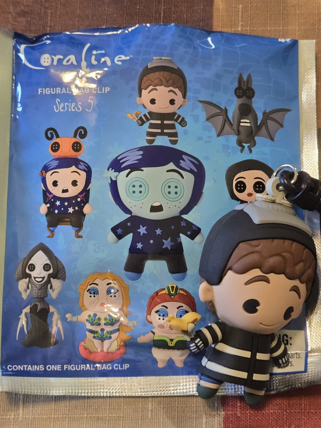 Coraline Series 5 Figural Blind Bag Clip Wybie