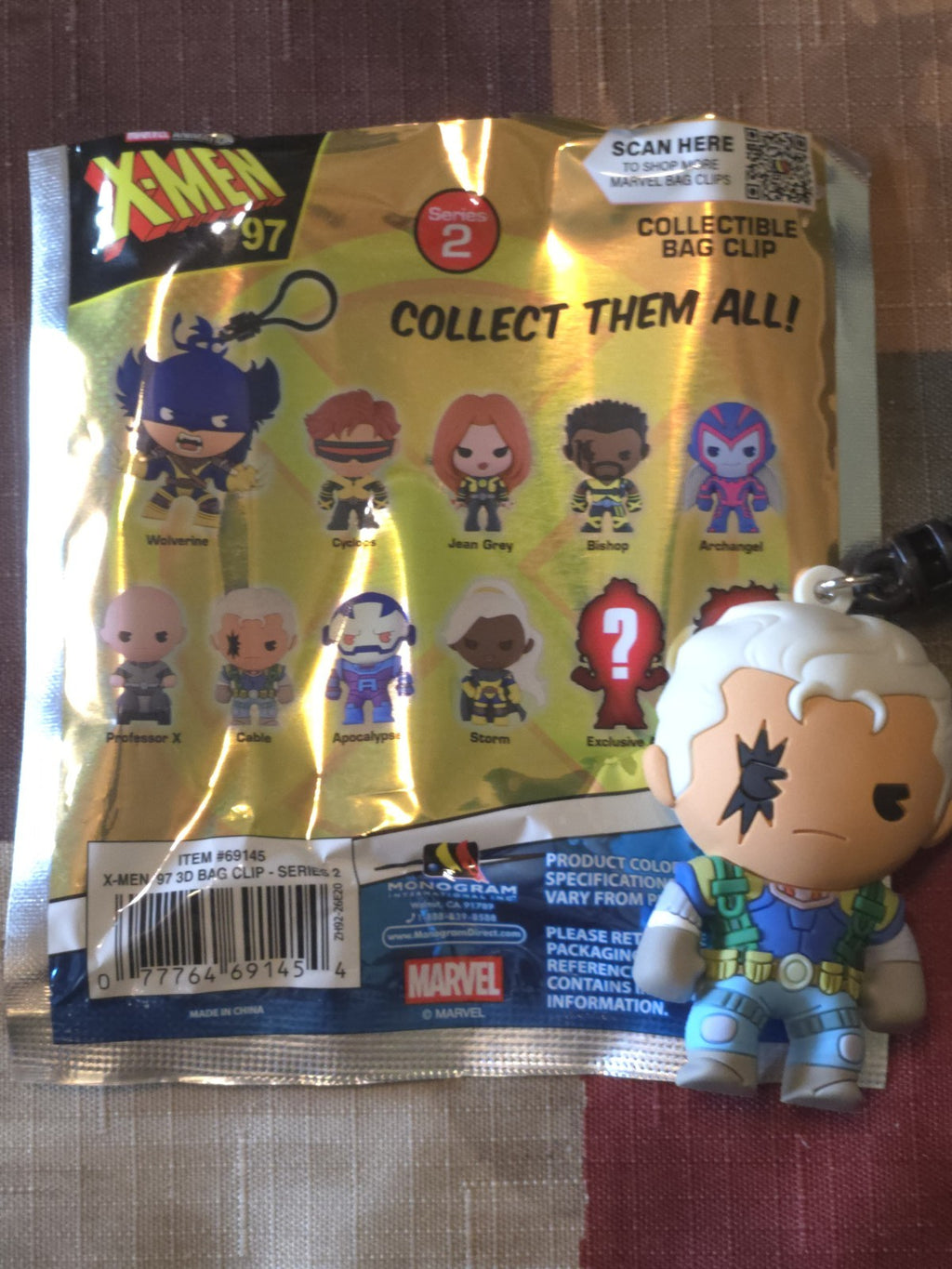 X-Men '97  3D Foam Blind Bag Clip Cable