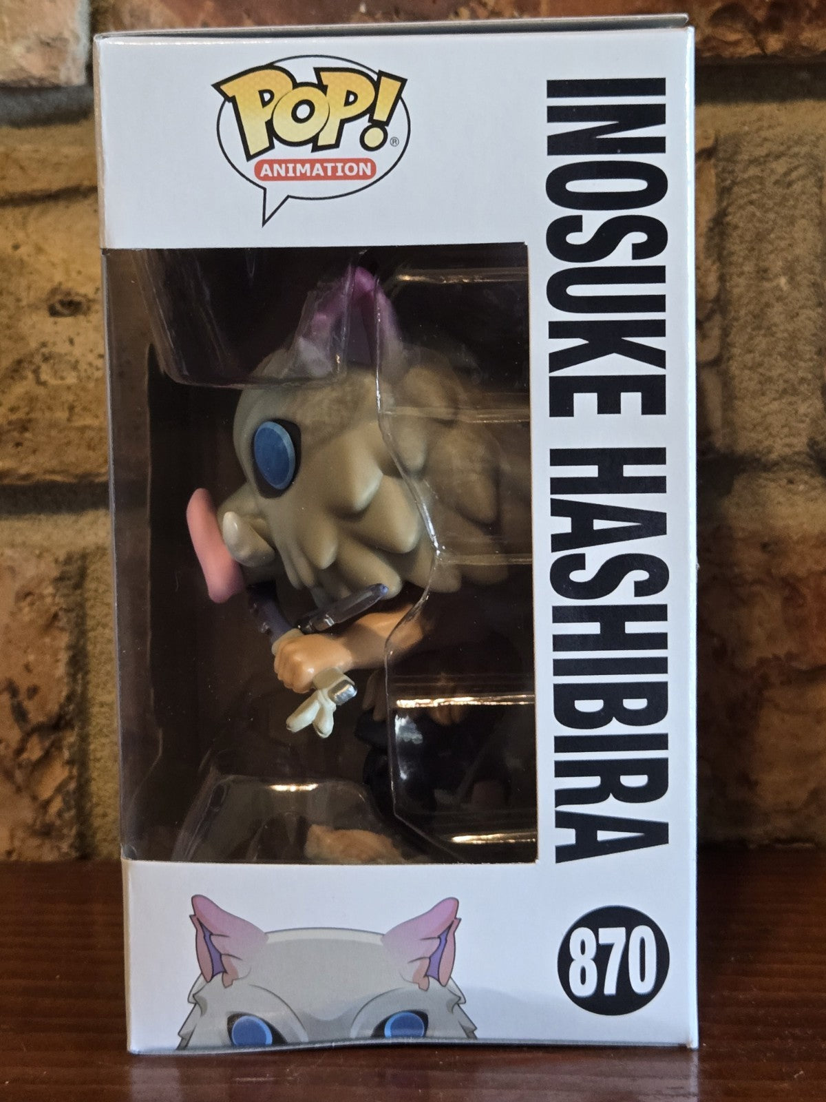 Funko Pop! Inosuke Hashibira #870 Demon Slayer Kimetsu no Yaiba (Box Damage)