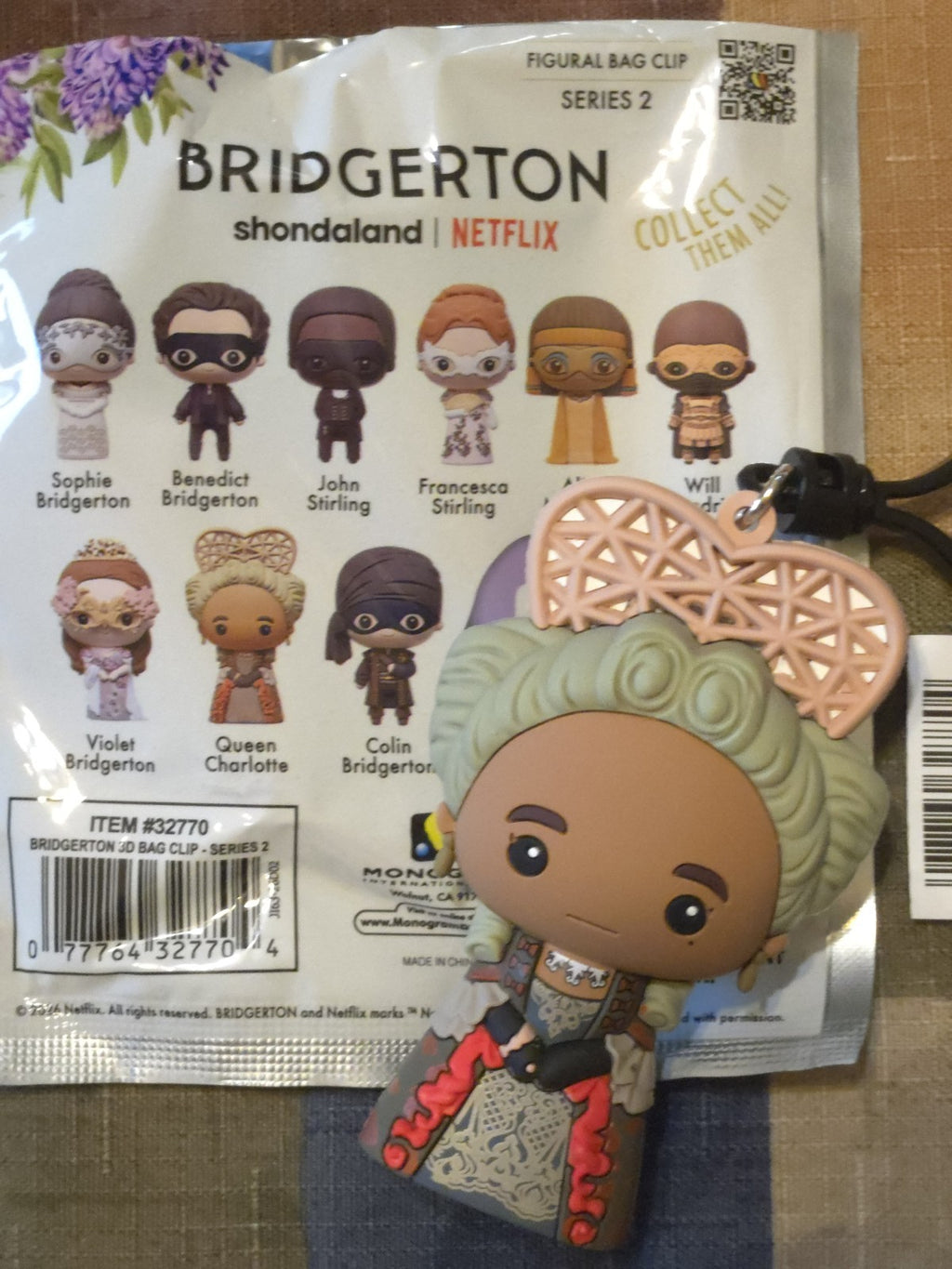Bridgerton Series 2 Blind Bag Clip Queen Charlotte