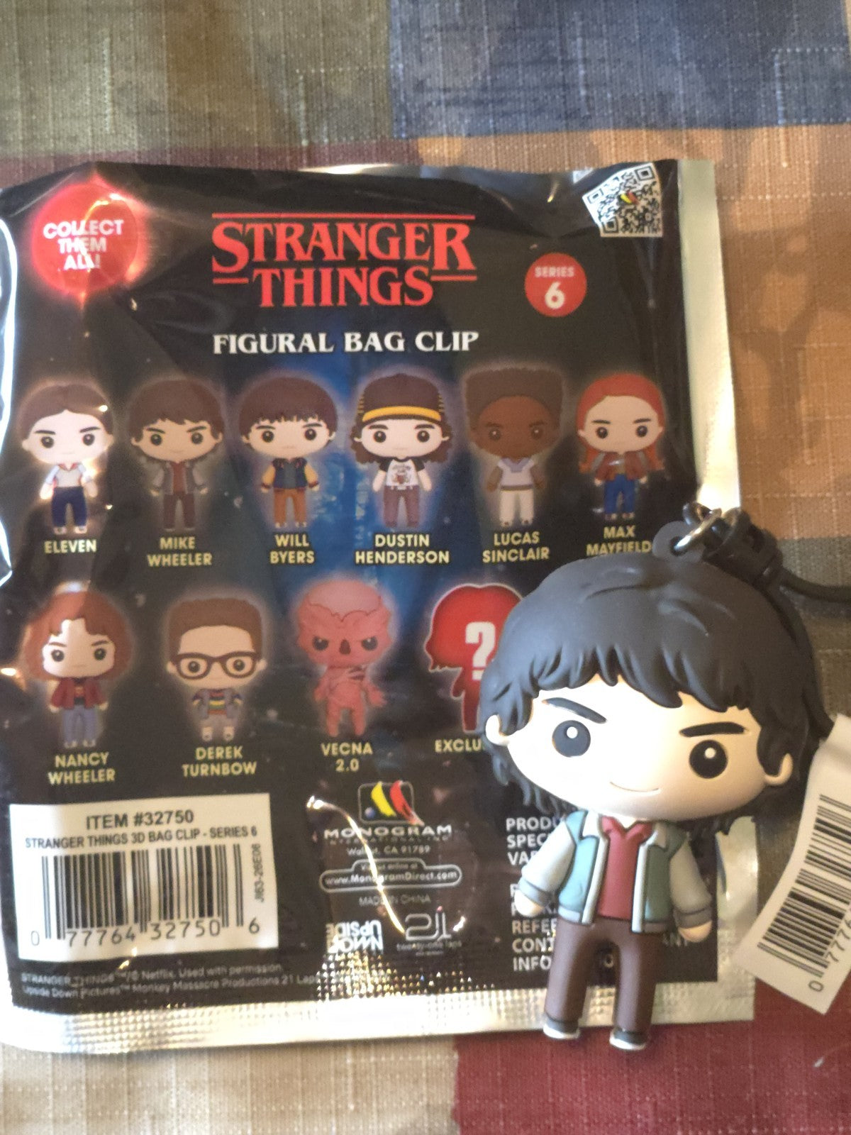 Stranger Things Series 6 Figural Blind Bag Clip Mike Wheeler