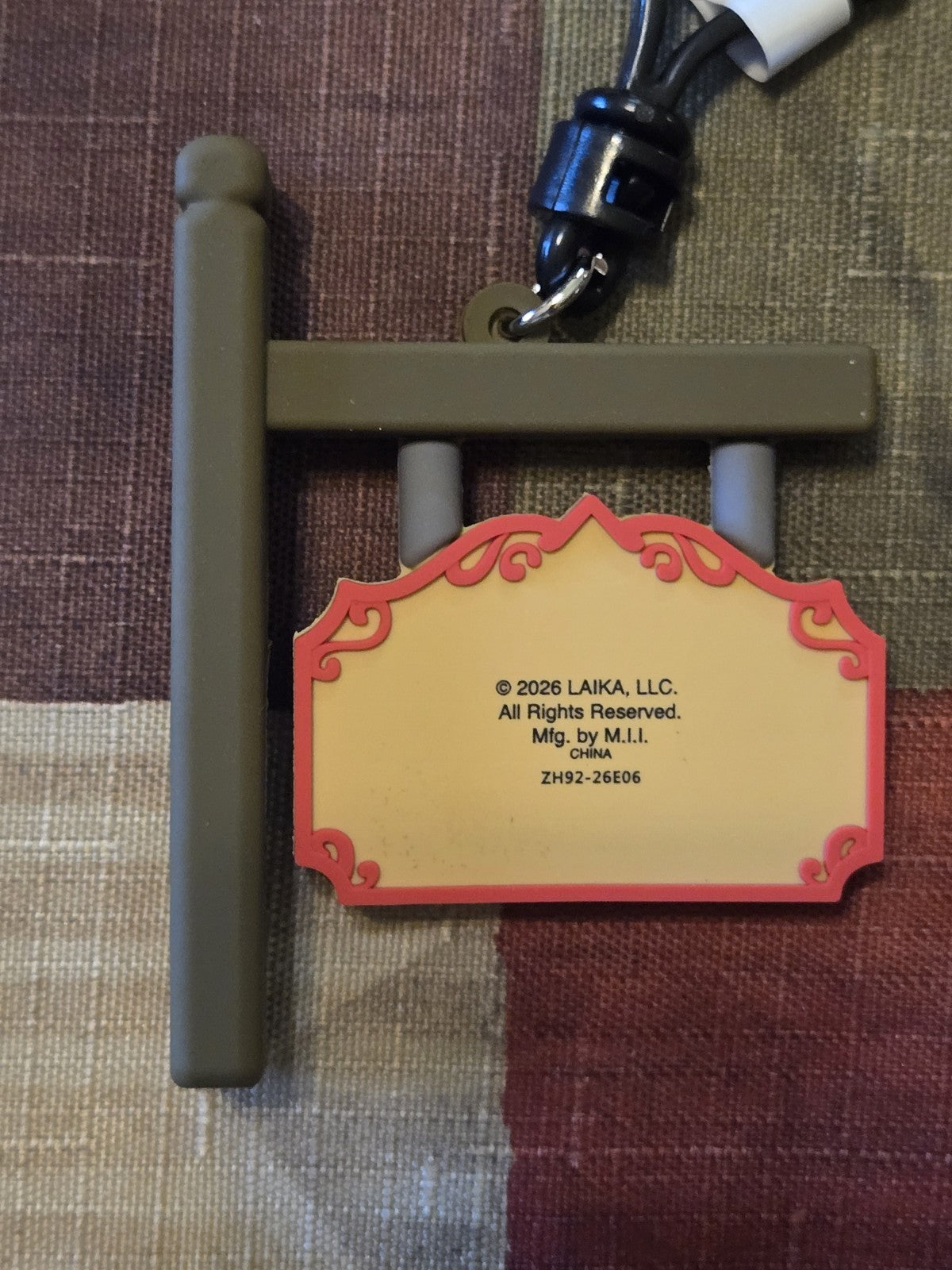 Coraline Series 5 Figural Blind Bag Clip Pink Palace Sign