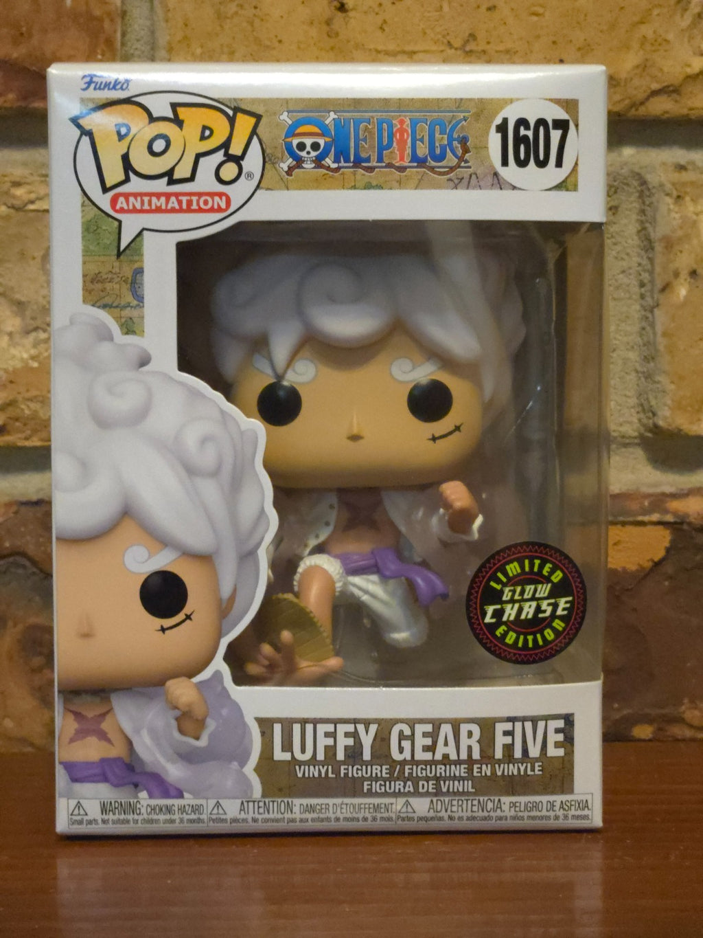 Funko Pop! One Piece  Luffy Gear Five #1607 (Glow Chase)