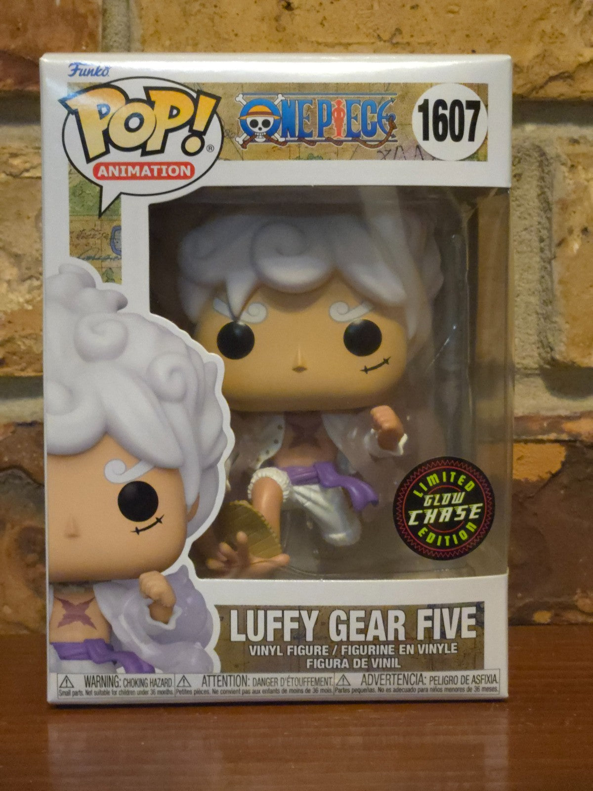 Funko Pop! One Piece  Luffy Gear Five #1607 (Glow Chase)