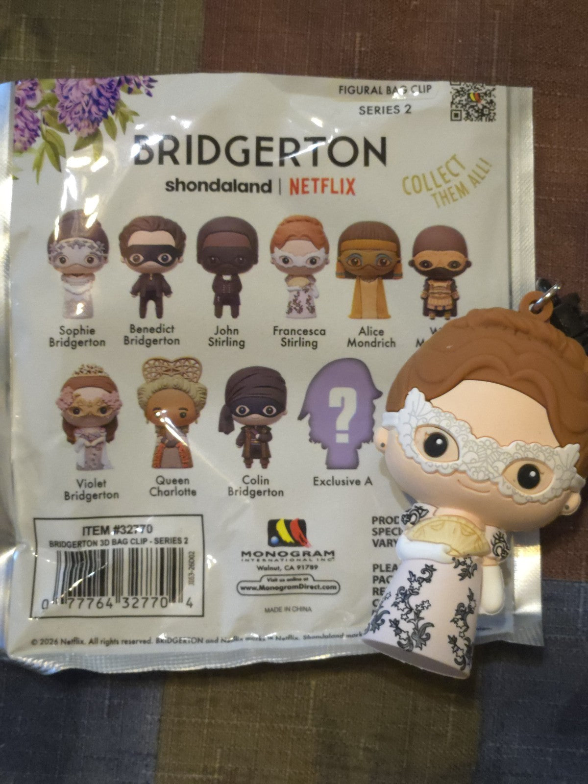 Bridgerton Series 2 Blind Bag Clip Francesca Stirling