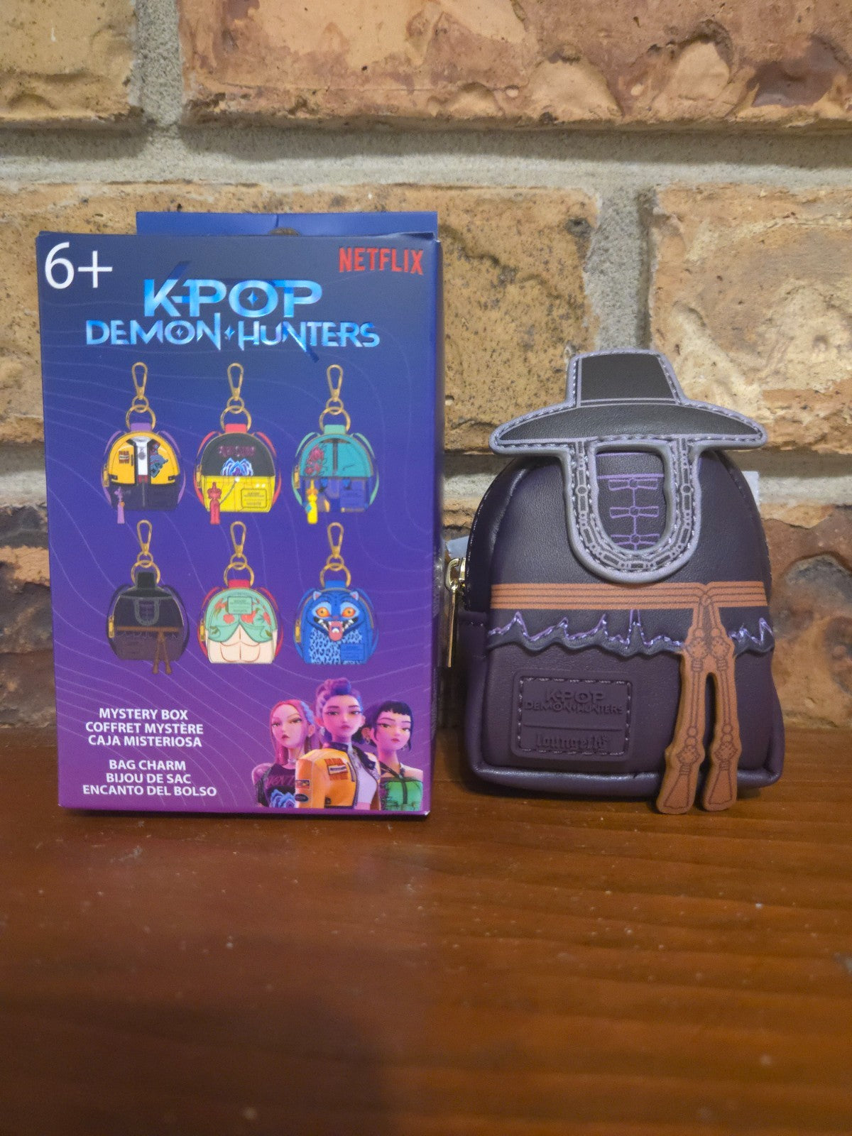 Loungefly K-Pop Demon Hunters Mini Backpack Blind Box Keychain