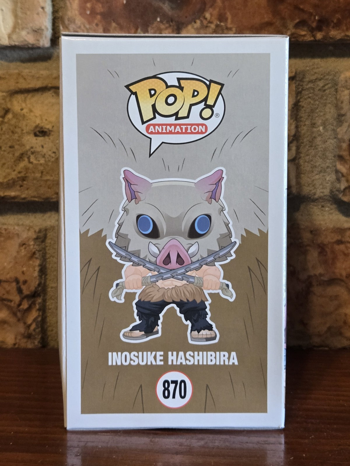 Funko Pop! Inosuke Hashibira #870 Demon Slayer Kimetsu no Yaiba (Box Damage)