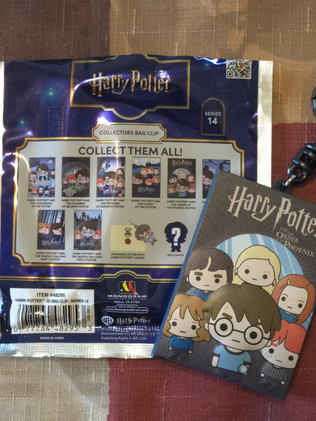 Harry Potter Series 14 3D Foam Blind  Bag Clip The Order Of The Phoenix Poster