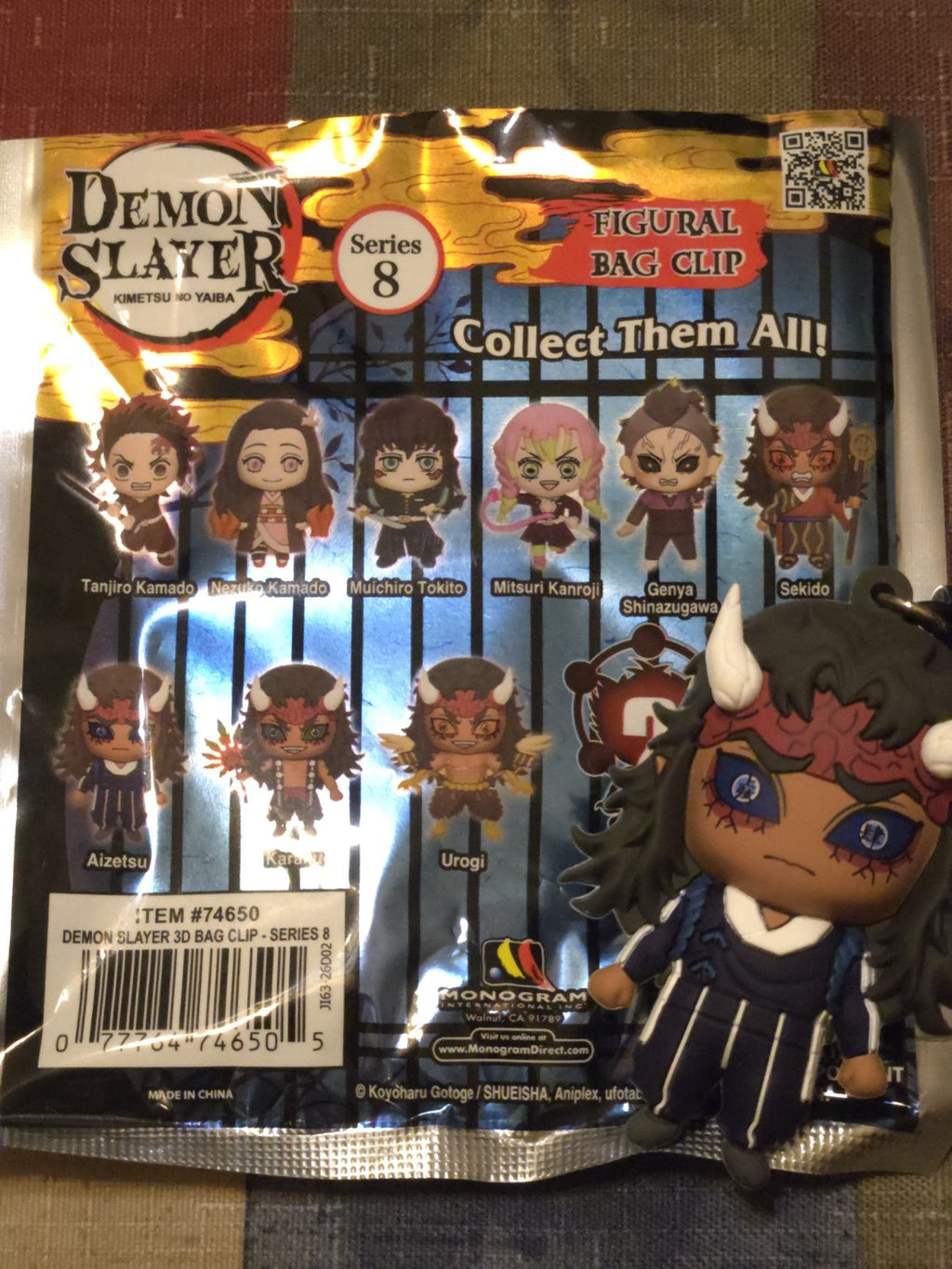 Demon Slayer Series 8 Figural Blind Bag Clip Aizetsu