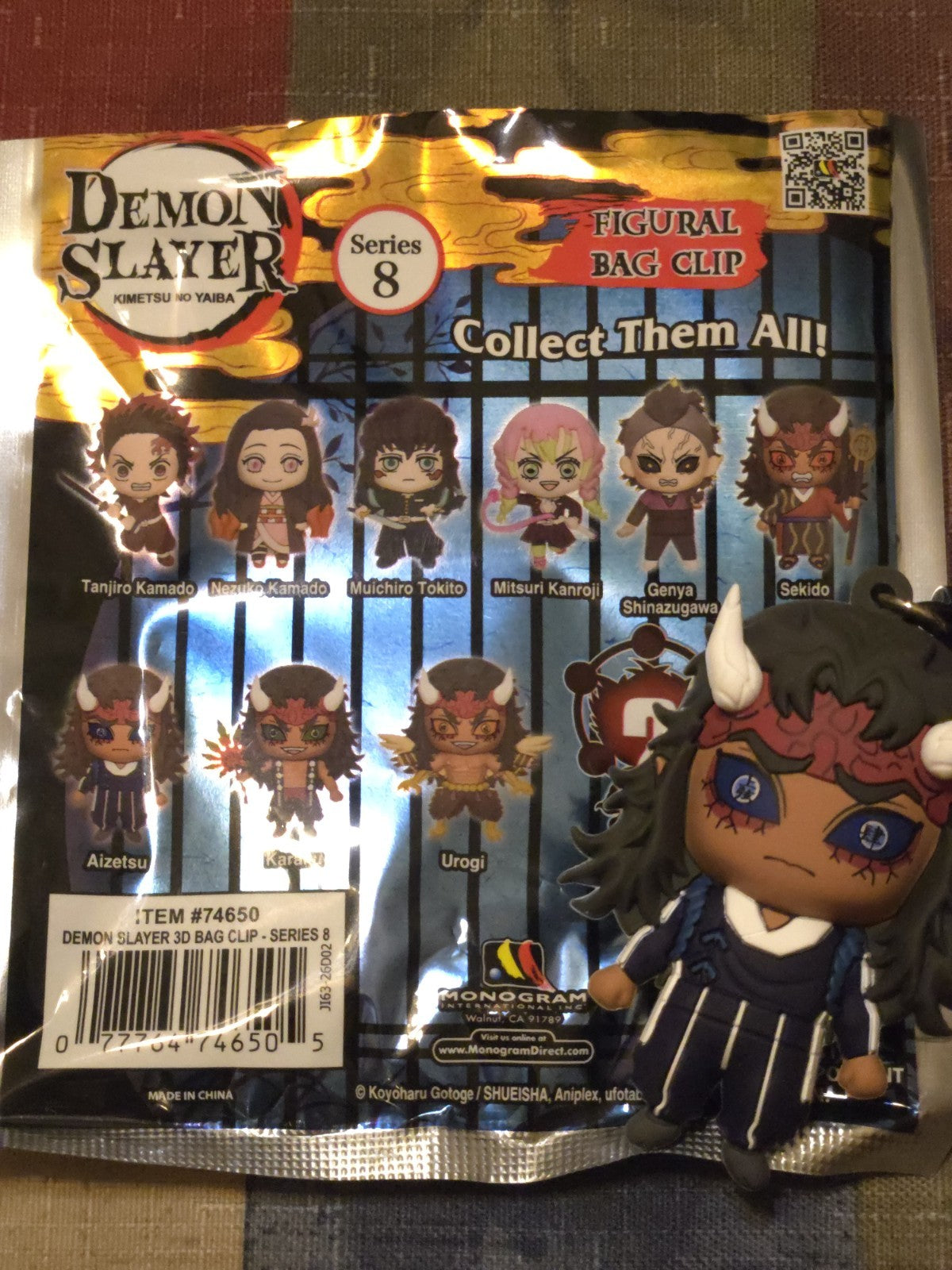 Demon Slayer Series 8 Figural Blind Bag Clip Aizetsu