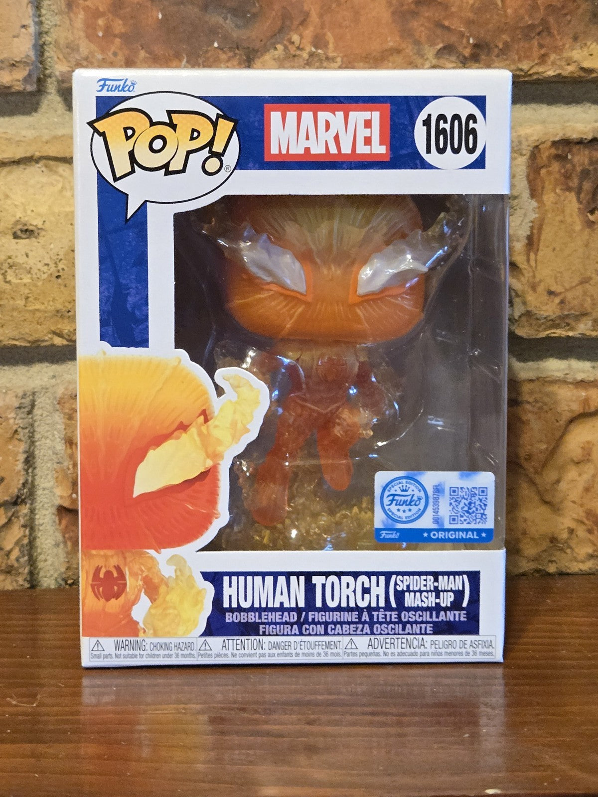 Funko Pop! Marvel Human Torch (Spider-Man Mash-Up) #1606 Target Exclusive