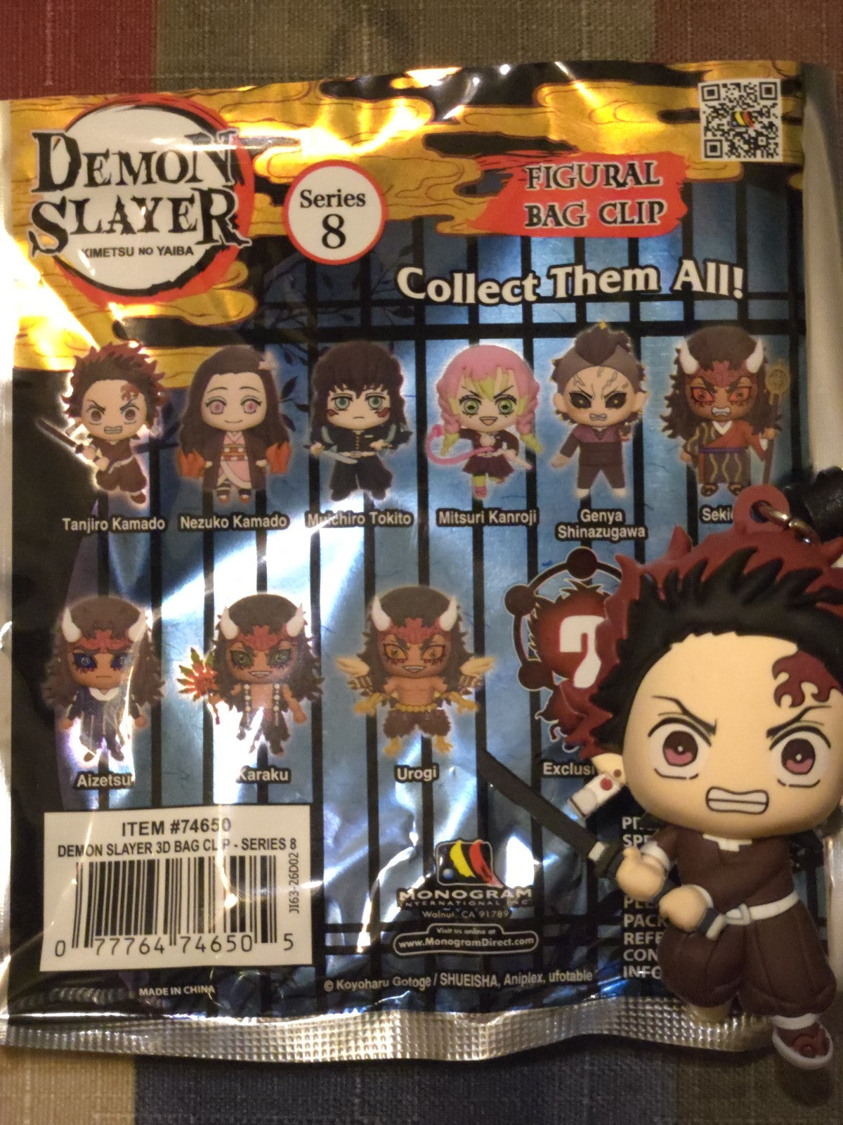 Demon Slayer Series 8 Figural Blind Bag Clip Tanjiro Kamado
