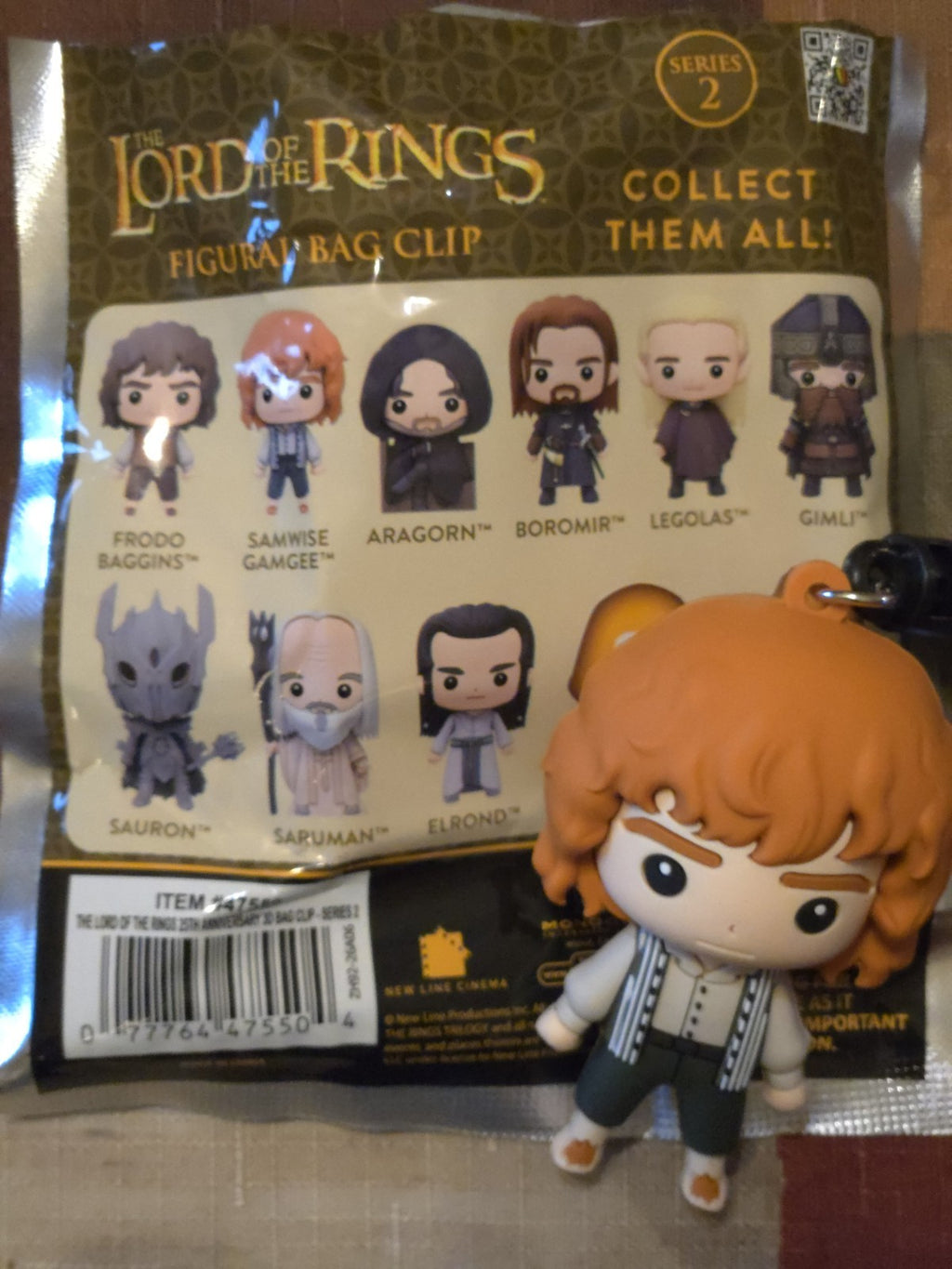 Lord of the Rings 25th Anniversary Series 2 Blind Bag Clip Samwise Gamgee