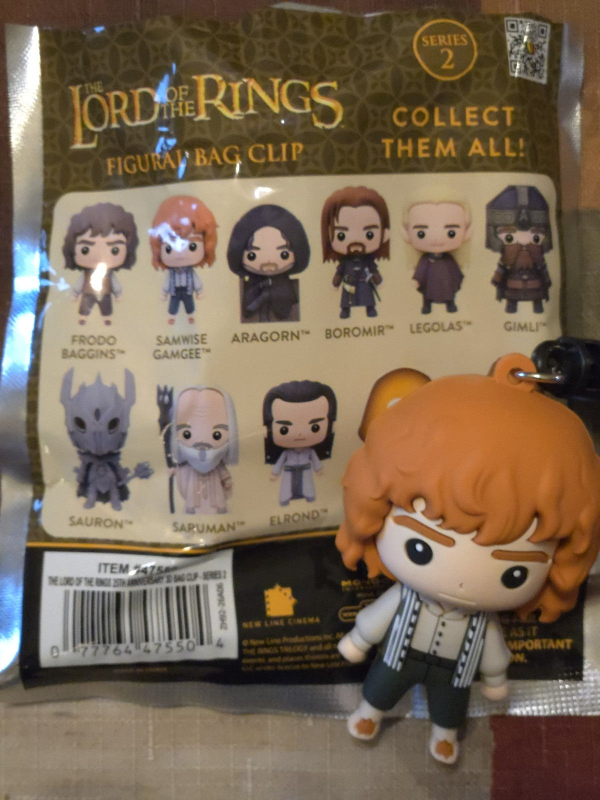 Lord of the Rings 25th Anniversary Series 2 Blind Bag Clip Samwise Gamgee