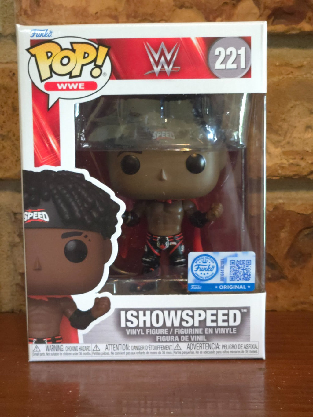 Funko Pop! WWE Ishowspeed Vinyl Figure #221