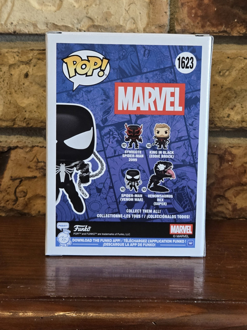 Funko Pop! Marvel Venom Comics Spider-Man (Venom War) #1623