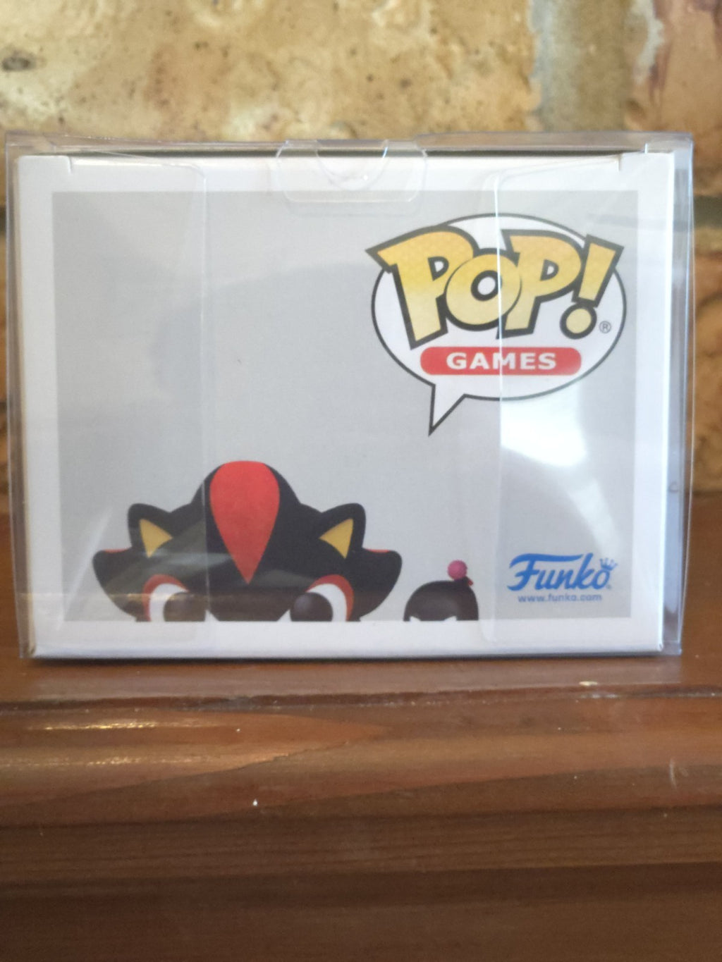 Funko Pop! Sonic The Hedgehog Shadow With Dark Chao #1151 Flocked SE W/Protector