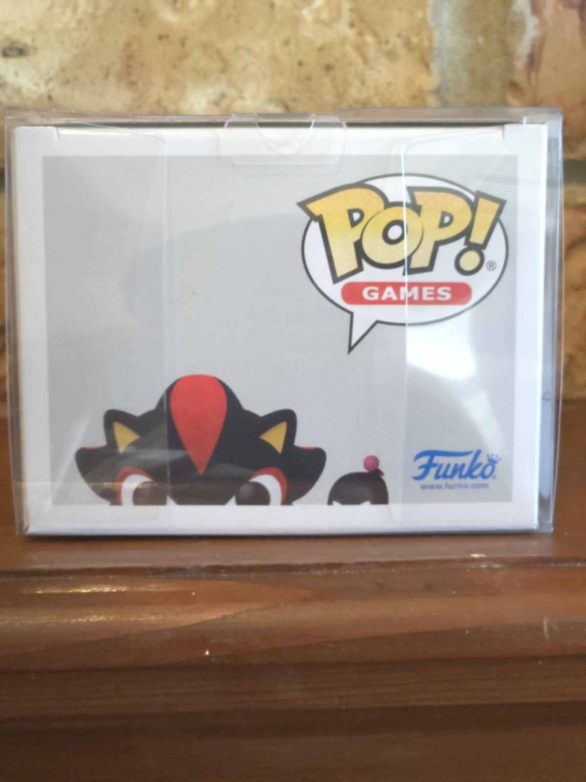 Funko Pop! Sonic The Hedgehog Shadow With Dark Chao #1151 Flocked SE W/Protector