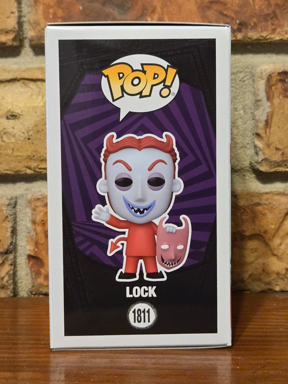 Funko Pop! The Nightmare Before Christmas Lock #1811 Glow In Dark Exclusive