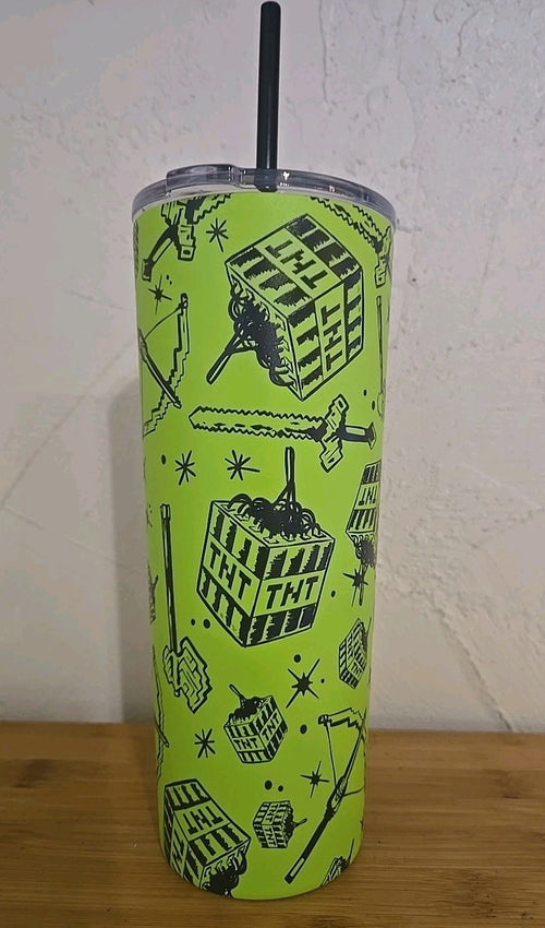 A Minecraft Movie Tumbler Green