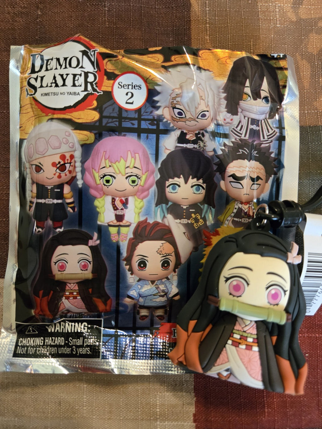 Demon Slayer  3D Foam Blind Bag Clip Series 2 Nezuko Kamado