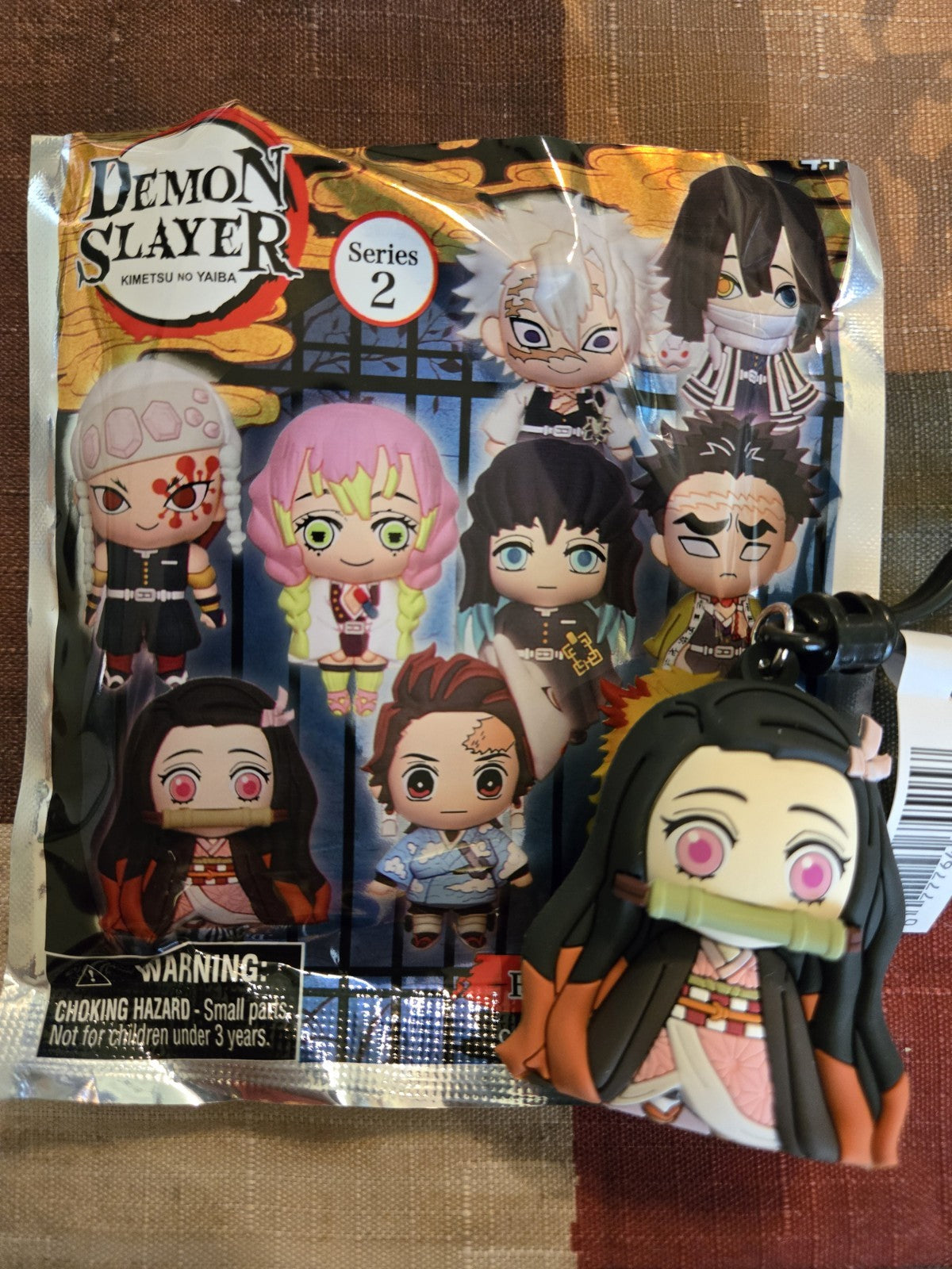 Demon Slayer  3D Foam Blind Bag Clip Series 2 Nezuko Kamado