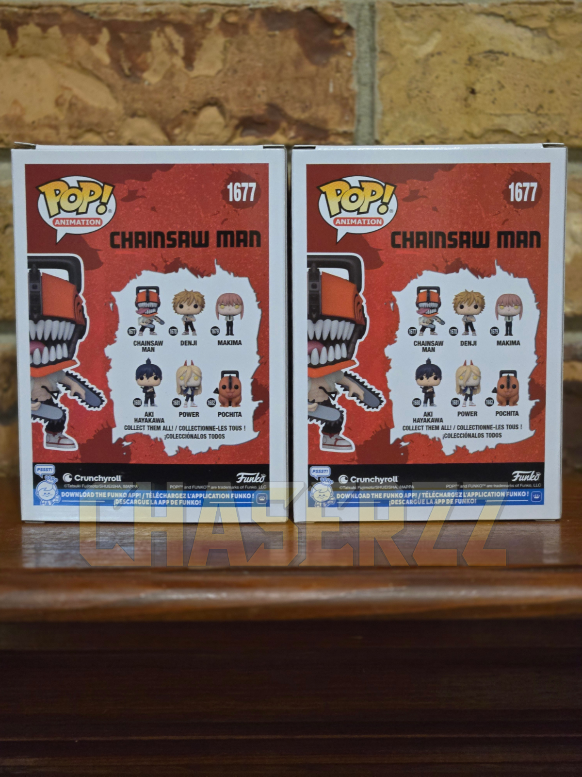 Funko Pop Chainsaw Man 1677 Common & Chase Bundle