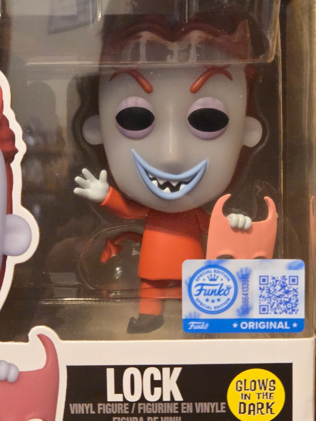 Funko Pop! The Nightmare Before Christmas Lock #1811 Glow In Dark Exclusive