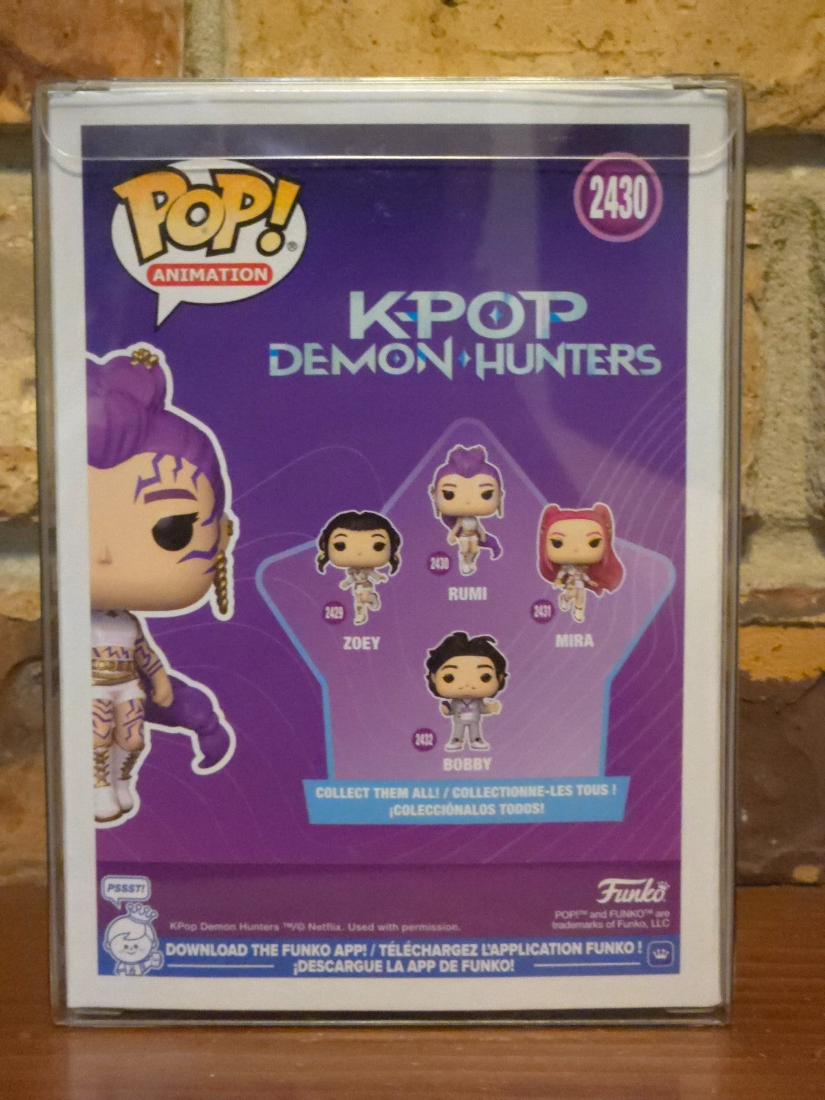Funko Pop! K-POP DEMON HUNTERS RUMI GLOW #2430 (CHASE)