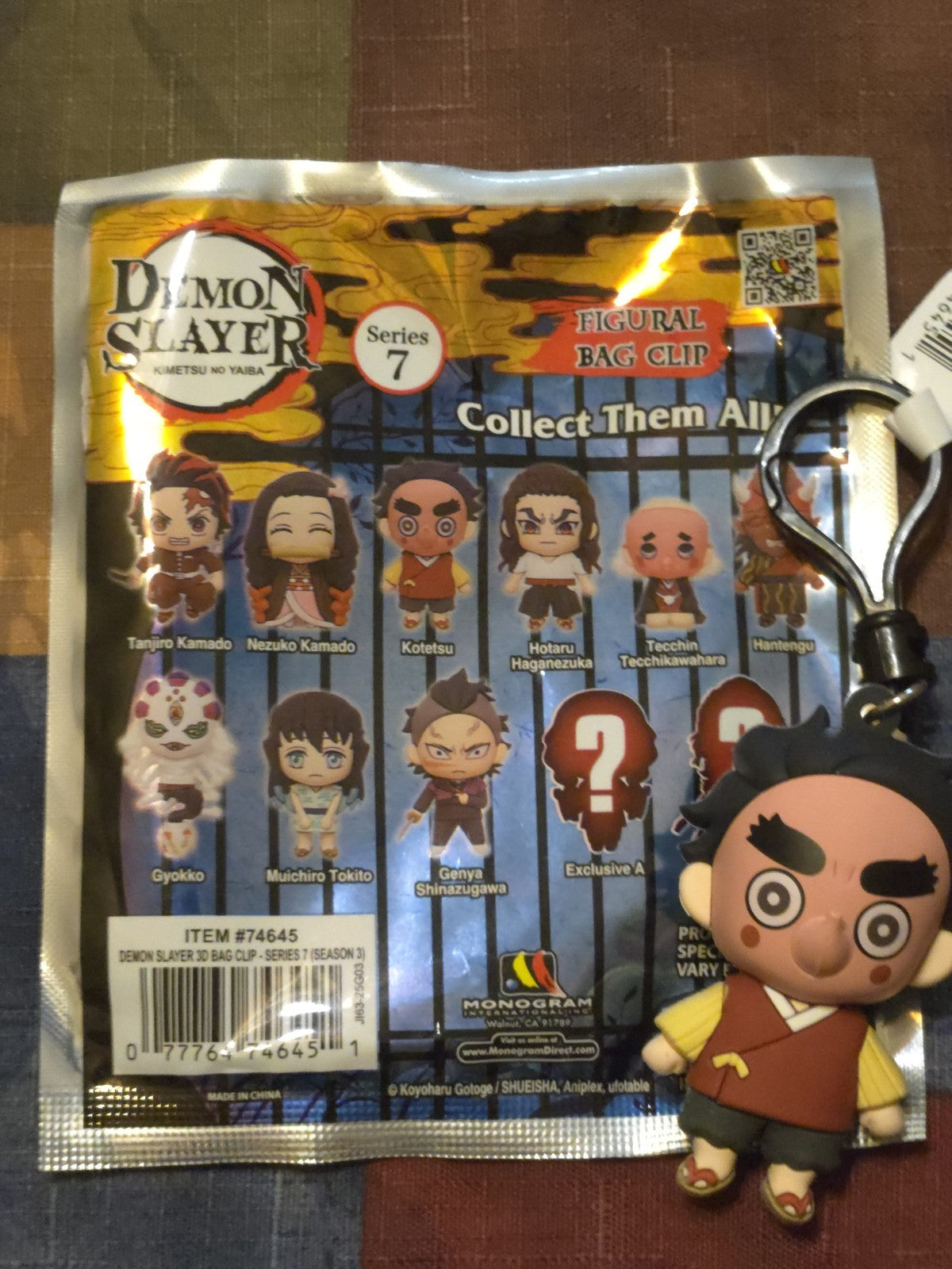 Demon Slayer Series 7 Figural Blind Bag Clip Kotetsu