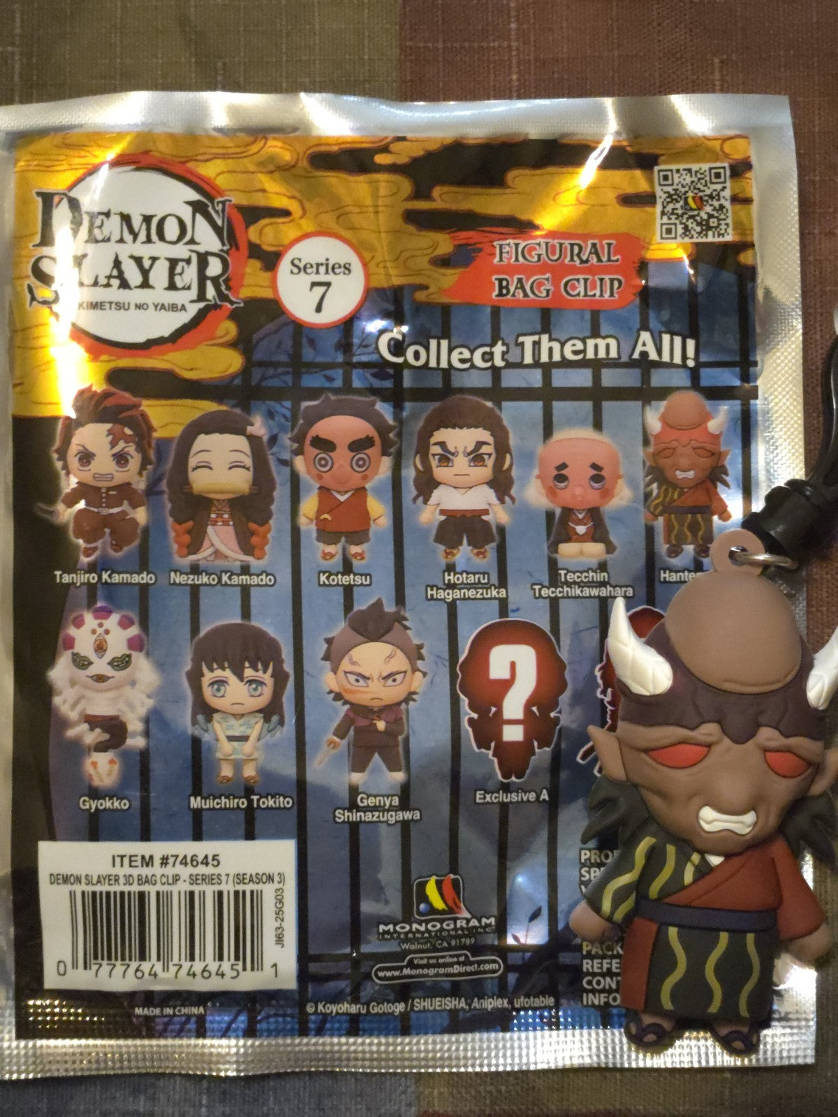 Demon Slayer Series 7 Figural Blind Bag Clip Hantengu