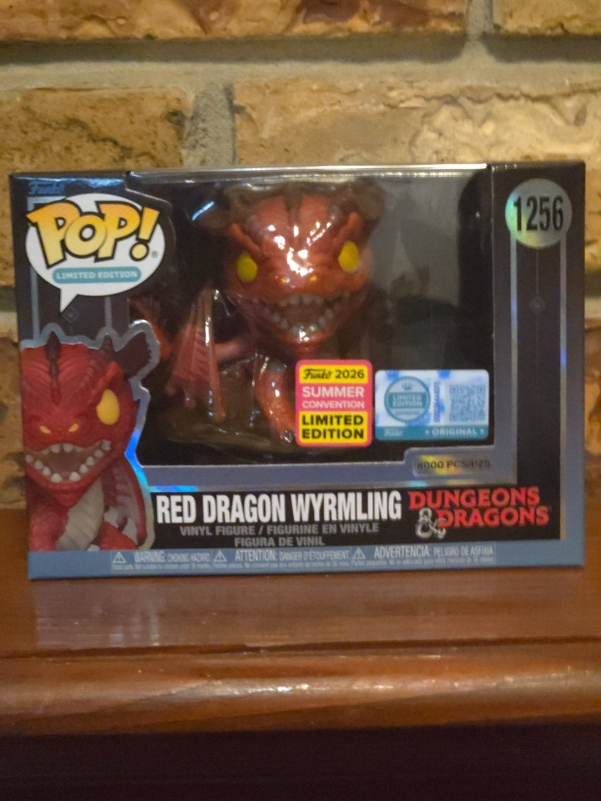 Funko Pop! D&D Red Dragon Wyrmling (LE 8000) (2026 SDCC Shared Sticker) #1256