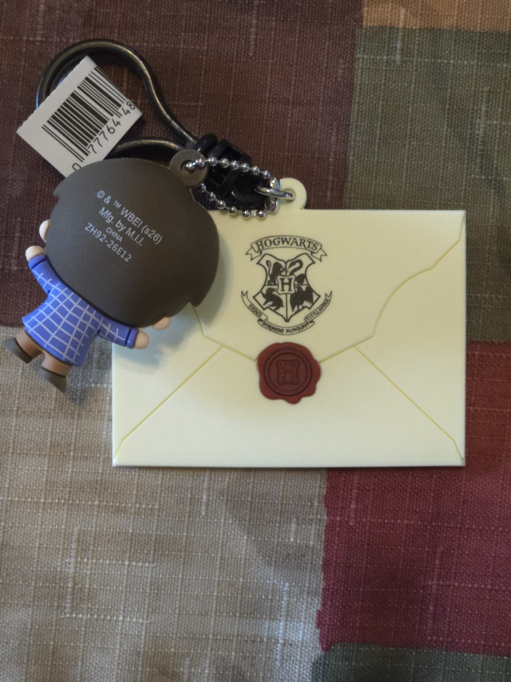 Harry Potter Series 14 3D Foam Blind  Bag Clip Hogwarts Letter With Harry Charm