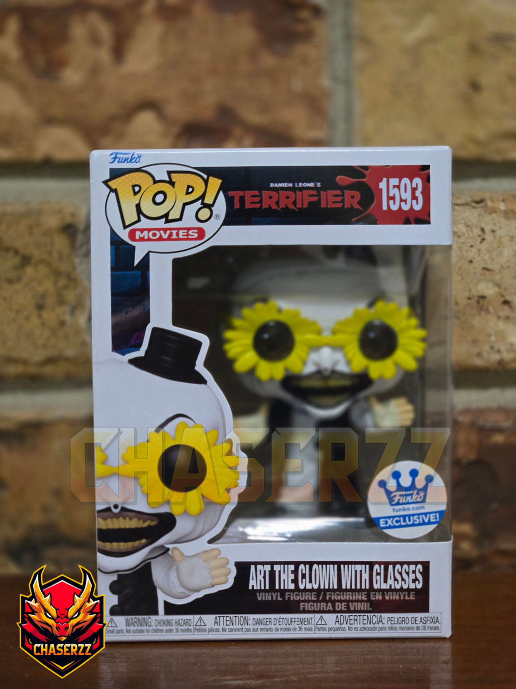 Funko Pop Art the Clown with Glasses 1593
