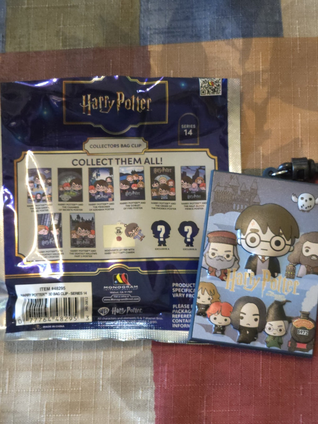 Harry Potter Series 14 3D Foam Blind  Bag Clip The Sorcerer's Stone Poster