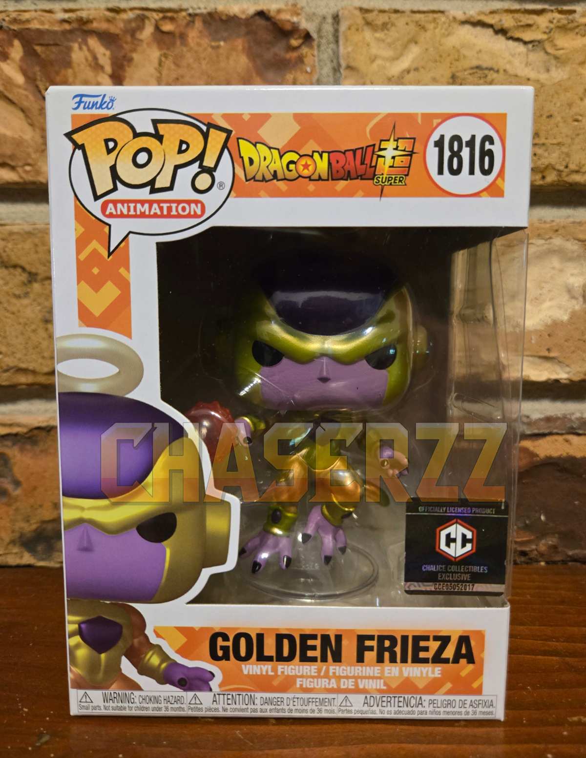 Funko Pop! Dragon Ball Super: Golden Frieza #1816 Chalice Collectibles Exclusive