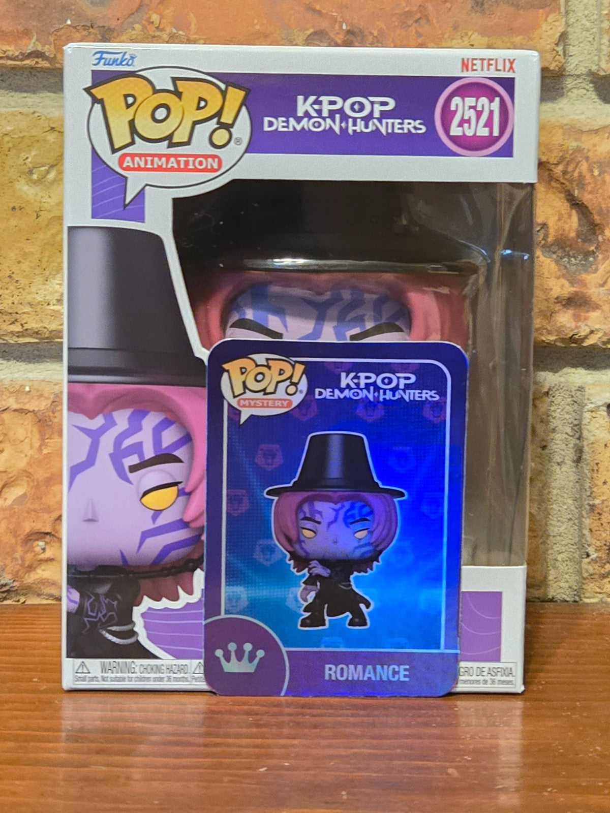 Mystery Funko Pop! K-pop Demon Hunters - Romance #2521 With Shiny Holo Card